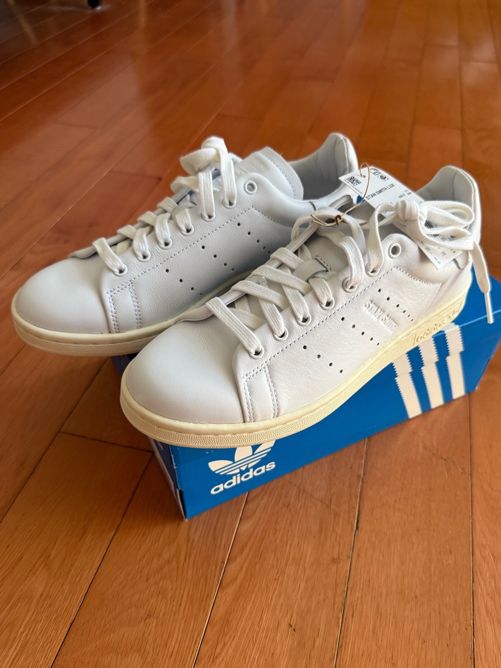 Adidas Stan Smith Luxe Sneakers Cloud White / Cloud White / Off White Men’s 6